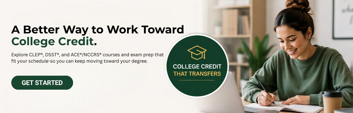 A better way to work toward college credit — TransferCredit.org